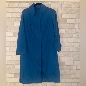 Vintage Blue Trench Coat
